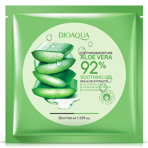Nature Aloe Vera Collagen Face Mask Anti-aging Moisturizing Whitening Facial Mask Beauty Face Care Product Soothing Gel