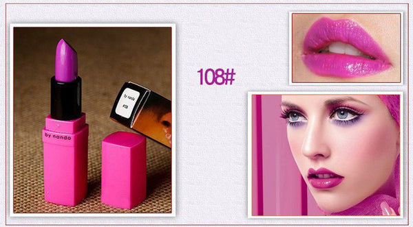 BY NANDA 2016 New Lipstick Matte Waterproof Magic Makeup Nude Lip Gloss 16 Colors Available Lip Cosmetic Korean Cosmetics