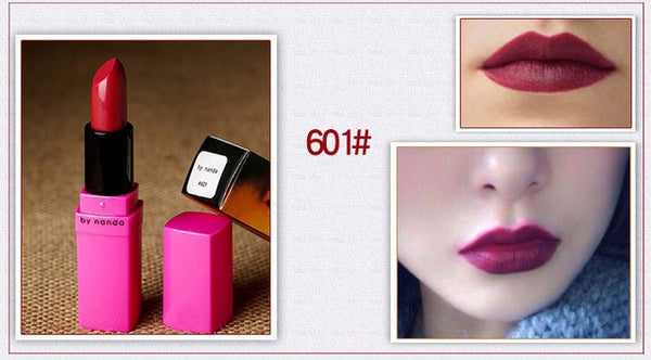 BY NANDA 2016 New Lipstick Matte Waterproof Magic Makeup Nude Lip Gloss 16 Colors Available Lip Cosmetic Korean Cosmetics