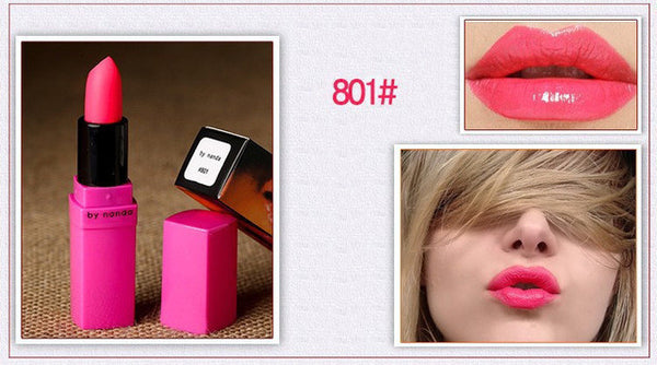 BY NANDA 2016 New Lipstick Matte Waterproof Magic Makeup Nude Lip Gloss 16 Colors Available Lip Cosmetic Korean Cosmetics