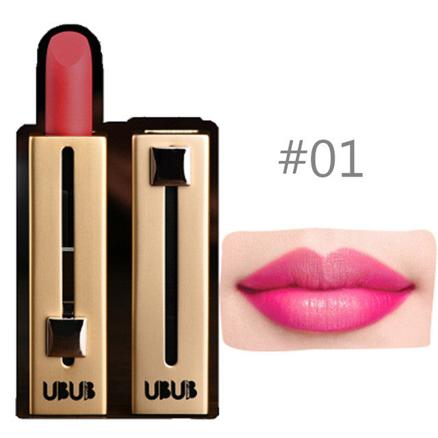 UBUB 8 Color Lipstick Matte Waterproof Magic Makeup Nude Lip Gloss Available Lip Cosmetic Korean Cosmetics