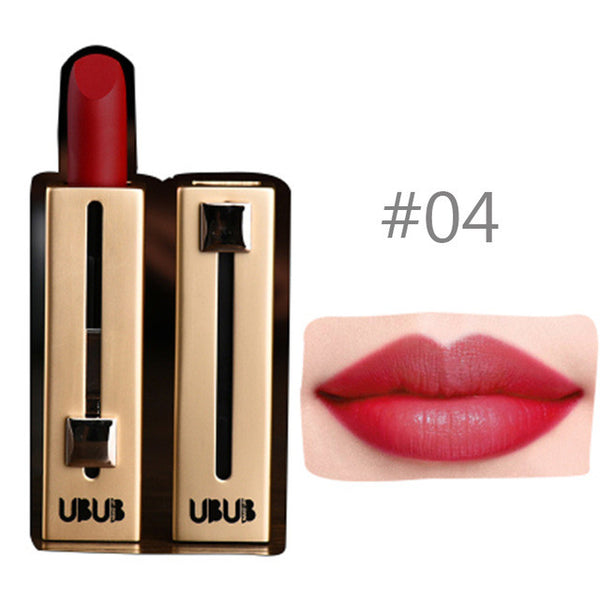UBUB 8 Color Lipstick Matte Waterproof Magic Makeup Nude Lip Gloss Available Lip Cosmetic Korean Cosmetics