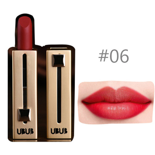 UBUB 8 Color Lipstick Matte Waterproof Magic Makeup Nude Lip Gloss Available Lip Cosmetic Korean Cosmetics