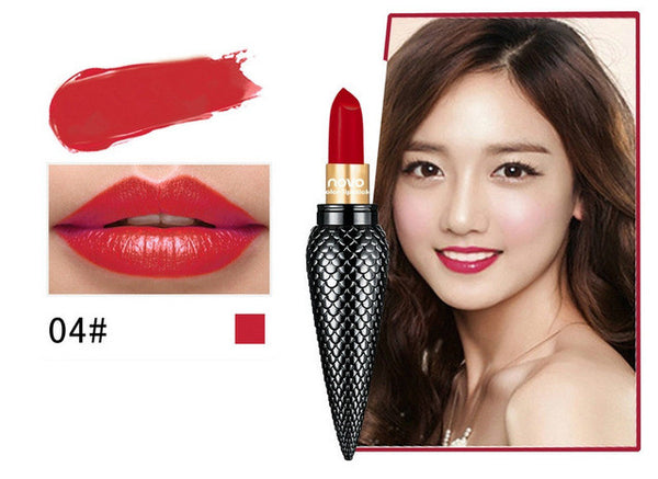 NOVO Korean Crown Lipstick Nonstick Waterproof Moisturize Matte Lip Stick Tint Red Nude Make Up Cosmetics Lip Makeup 1PC