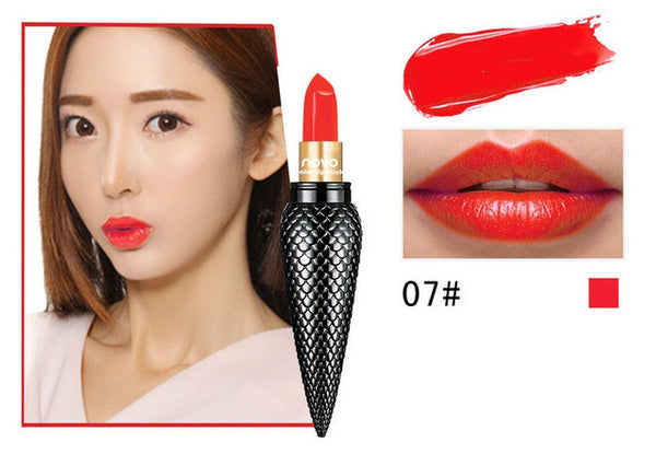 NOVO Korean Crown Lipstick Nonstick Waterproof Moisturize Matte Lip Stick Tint Red Nude Make Up Cosmetics Lip Makeup 1PC
