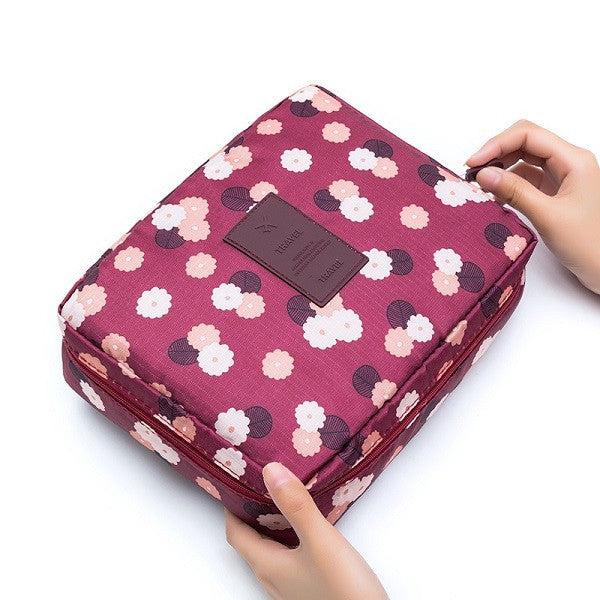 New arrival large capacity cosmetic bag Korean makeup bagwomen handbag portable storage waterproof bag multi-function travel bag