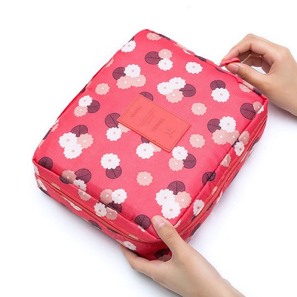 New arrival large capacity cosmetic bag Korean makeup bagwomen handbag portable storage waterproof bag multi-function travel bag