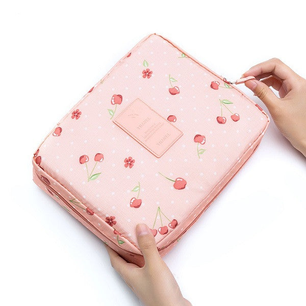 New arrival large capacity cosmetic bag Korean makeup bagwomen handbag portable storage waterproof bag multi-function travel bag
