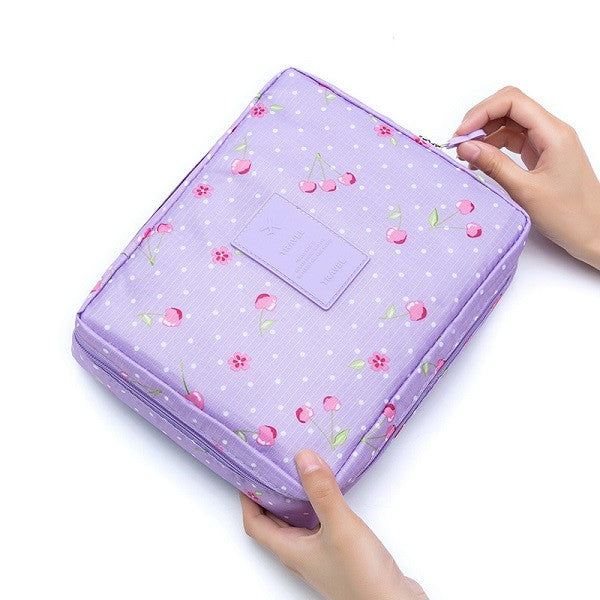 New arrival large capacity cosmetic bag Korean makeup bagwomen handbag portable storage waterproof bag multi-function travel bag