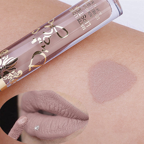Light Purple Focallure Matte Liquid Lipstick Korean Cosmetics Batom Matte Waterproof Long Lasting Liquid Lipstick Mate Batom